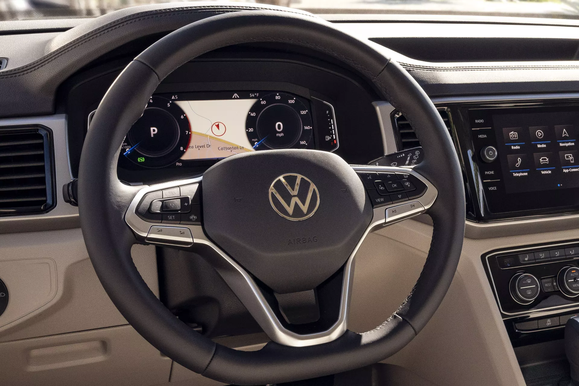 Volkswagen Digital Cockpit trên Teramont Digital Cockpit Volkswagen Teramont