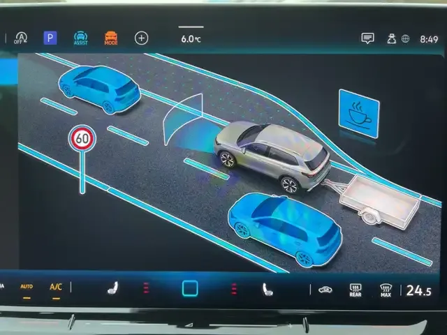 Volkswagen Tiguan hệ thống hỗ trợ lái và kiểm soát hành trình
