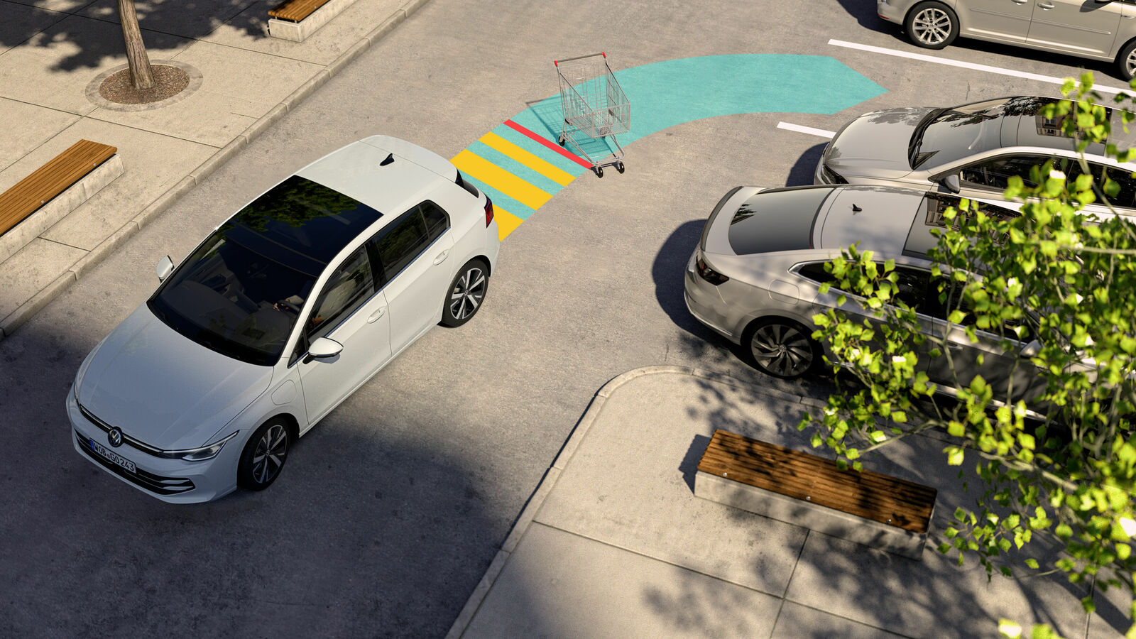 Volkswagen Tiguan Park Distance Control hỗ trợ đỗ xe