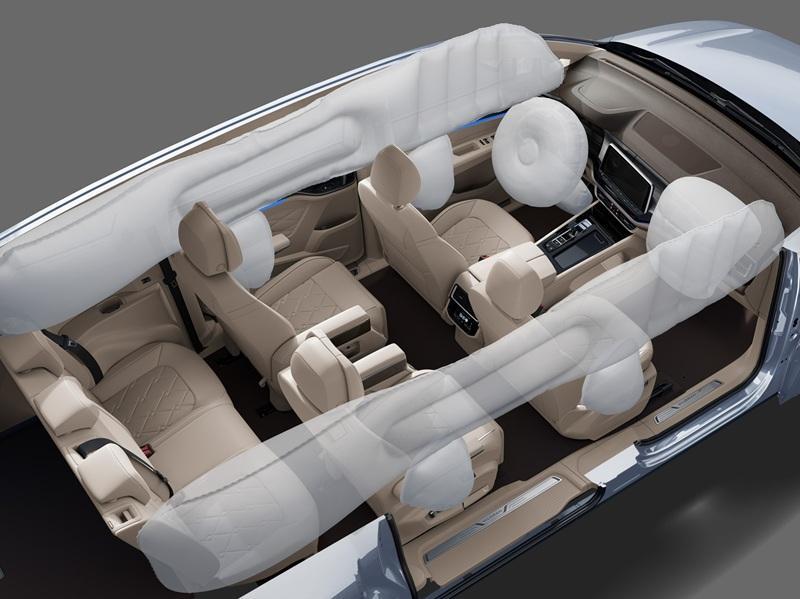 9 túi khí an toàn Volkswagen Viloran Luxury