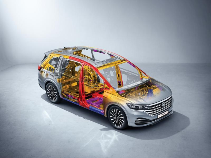 Khung xe Volkswagen Viloran sử dụng thép chịu lực cao 77%