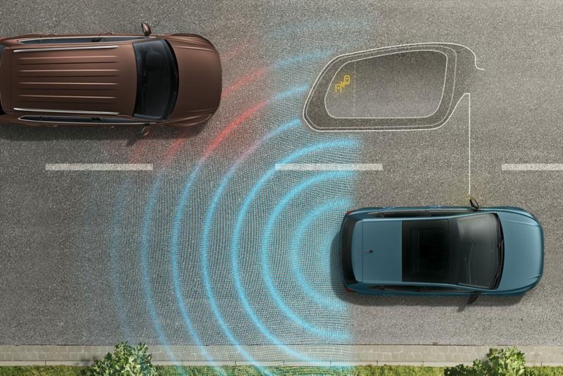 Hệ thống hỗ trợ chuyển làn Lane Change Assist Volkswagen Viloran